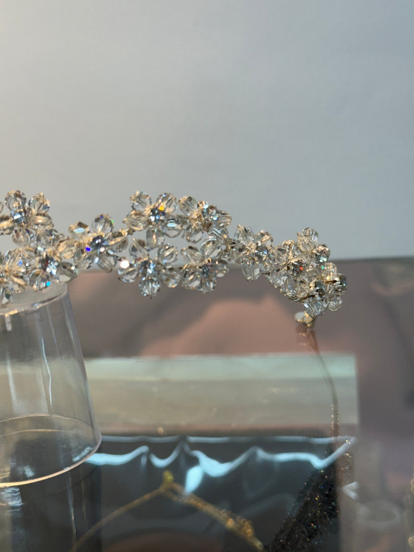 Gia beaded tiara