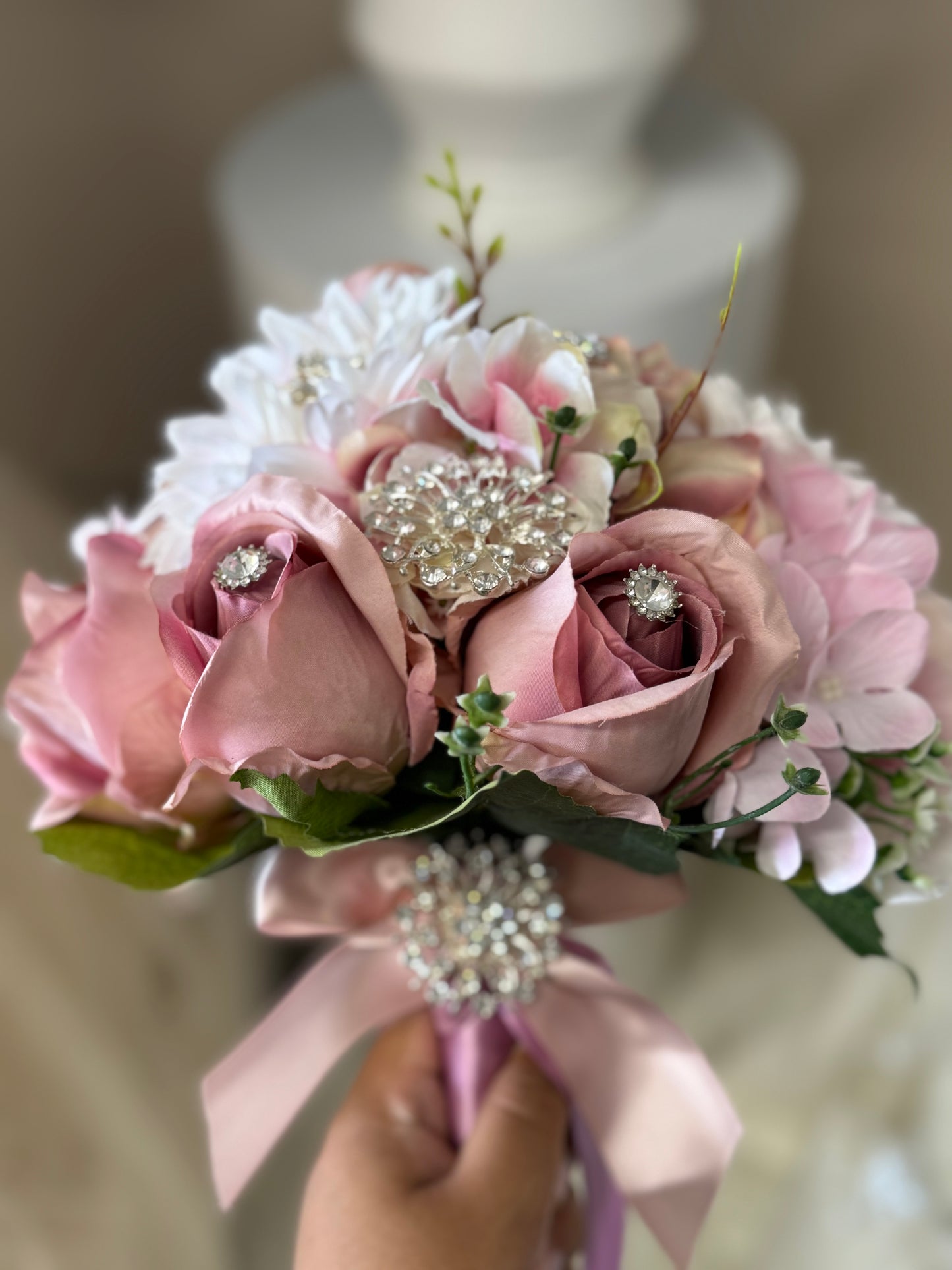 Dusty rose bouquet