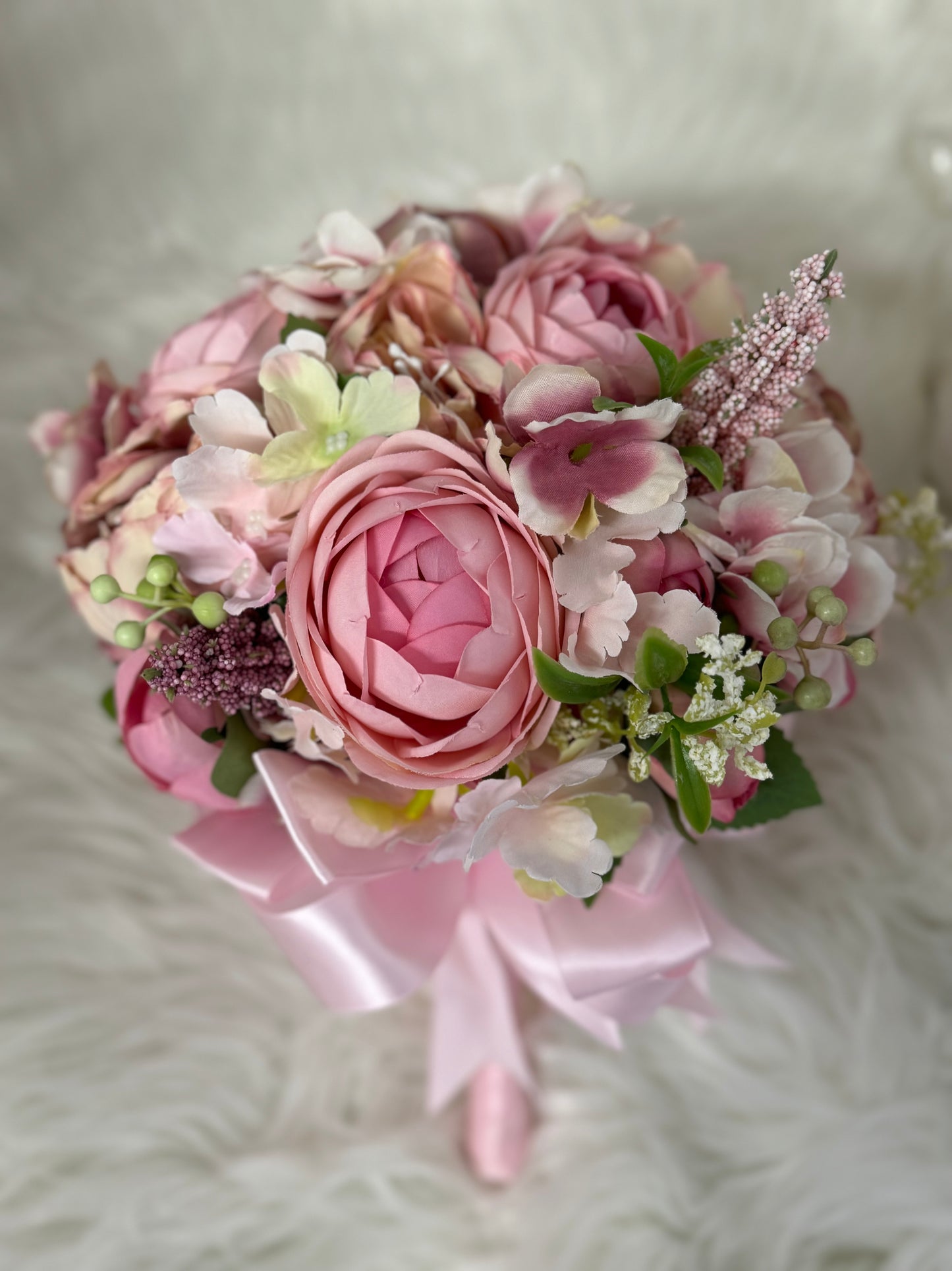 Pink peony bouquet