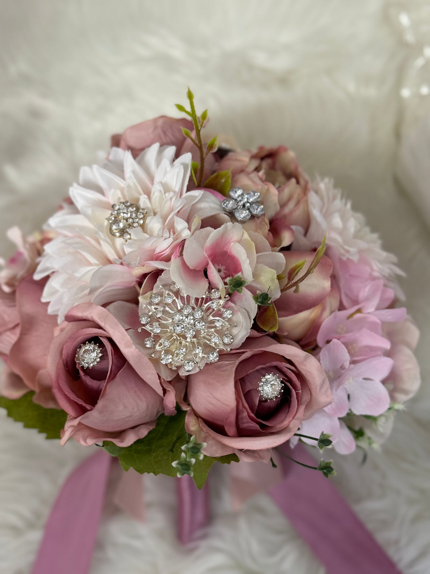 Dusty rose bouquet