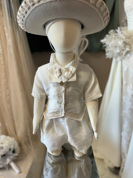 Baby charro baptism set