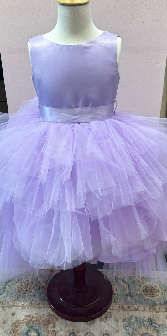 Purple party dress