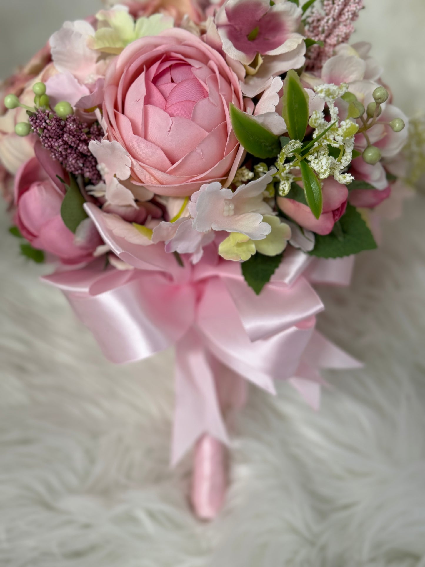 Pink peony bouquet