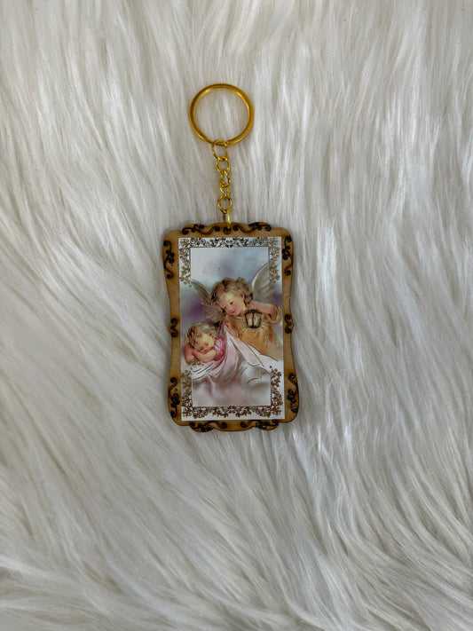 Angel keychain favors